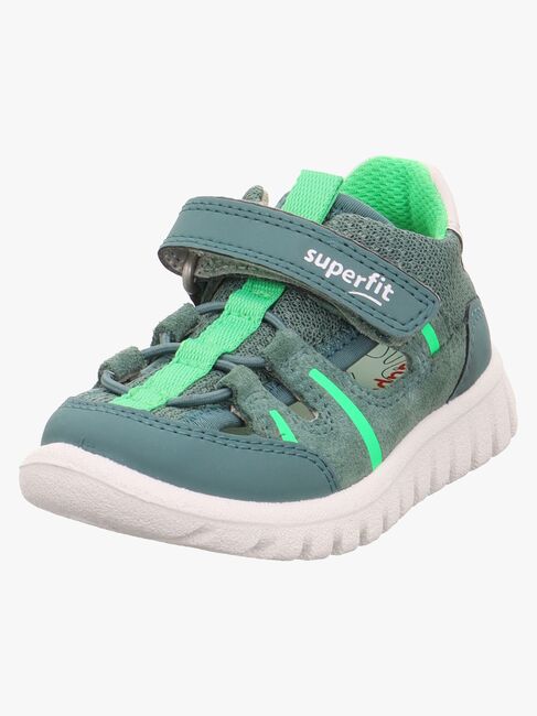 Superfit Sport7 Mini Sandalen, Green/Light Green