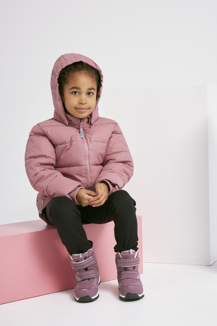 Nordbjørn Star Reflektierende Winterjacke, Dusty Pink