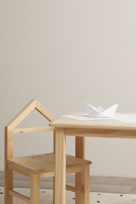 JLY SAGA House Tisch Und Stühle, Natur