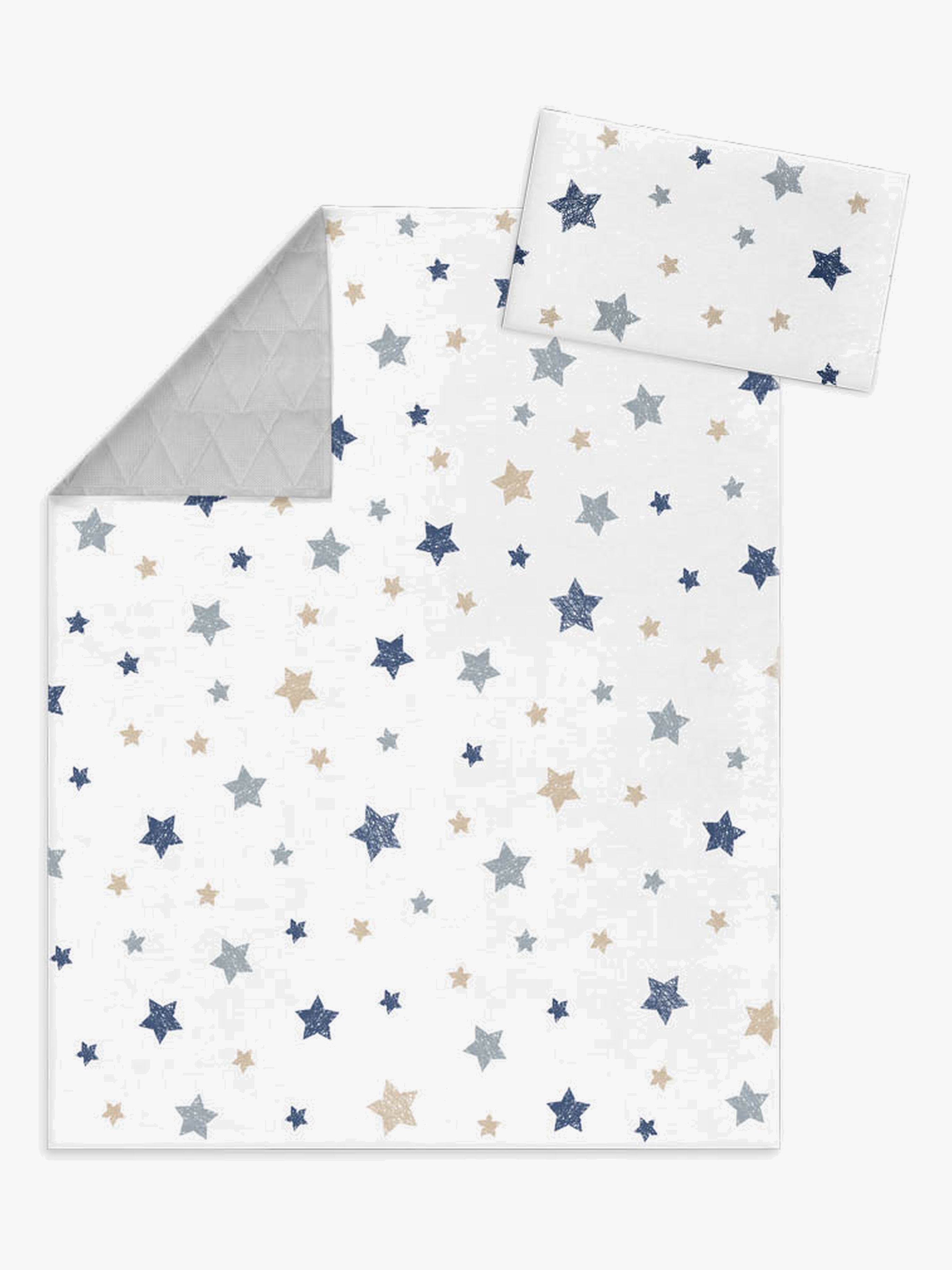 Decke mit Kissen V101, Grau