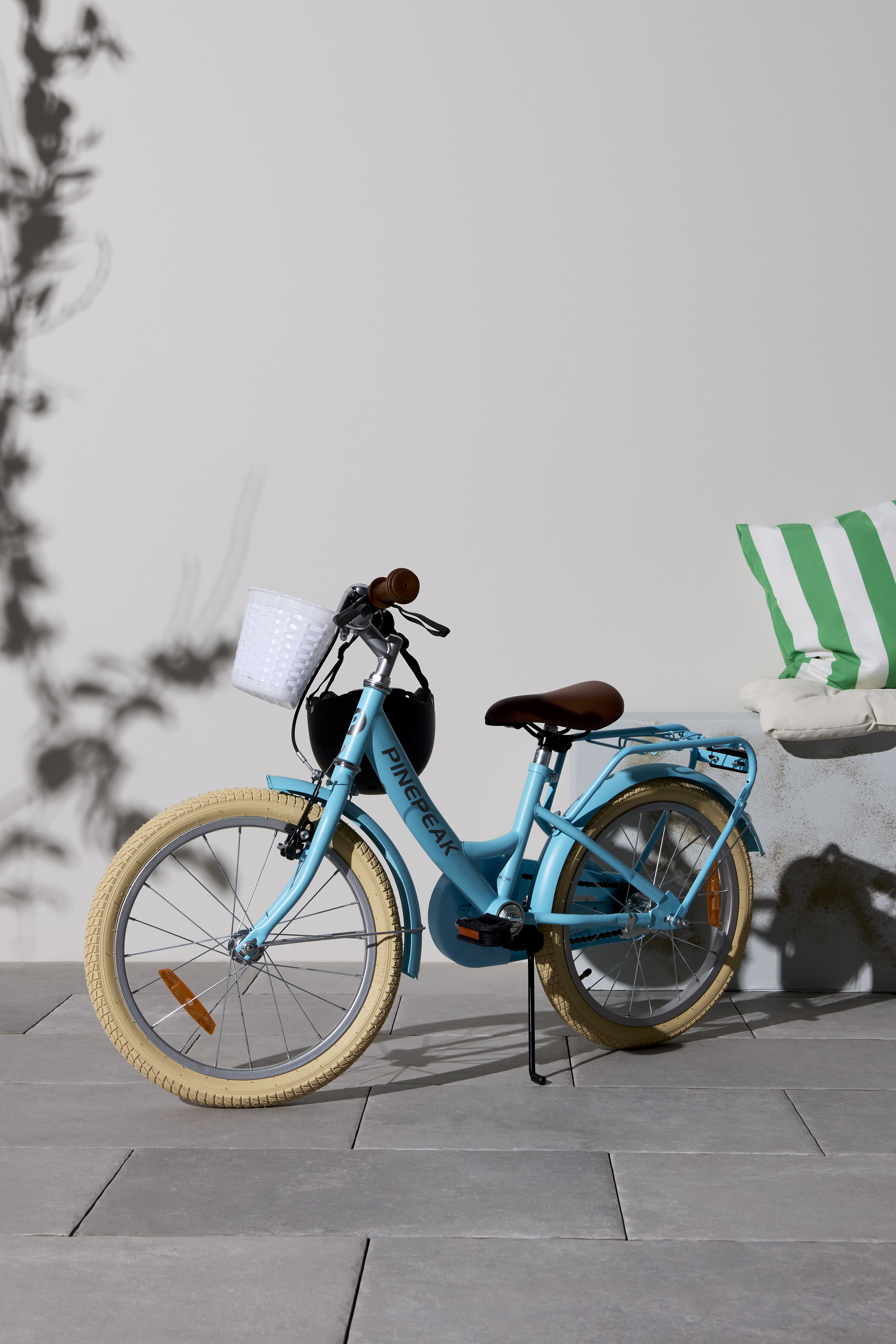 Retro City Kinderfahrrad 18 Zoll, Blau