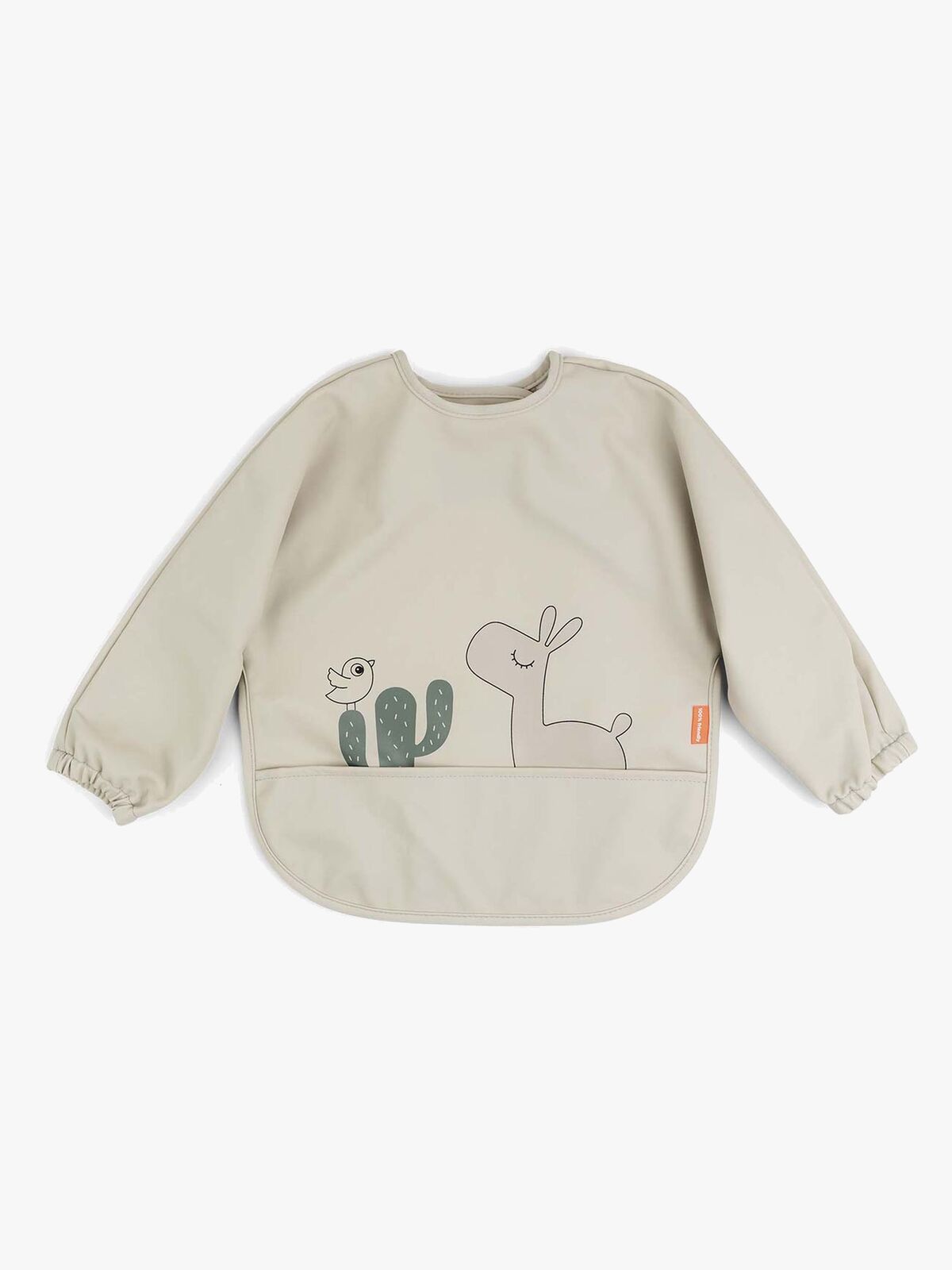 Done By Deer Ärmellätzchen mit Tasche Lalee, Sand