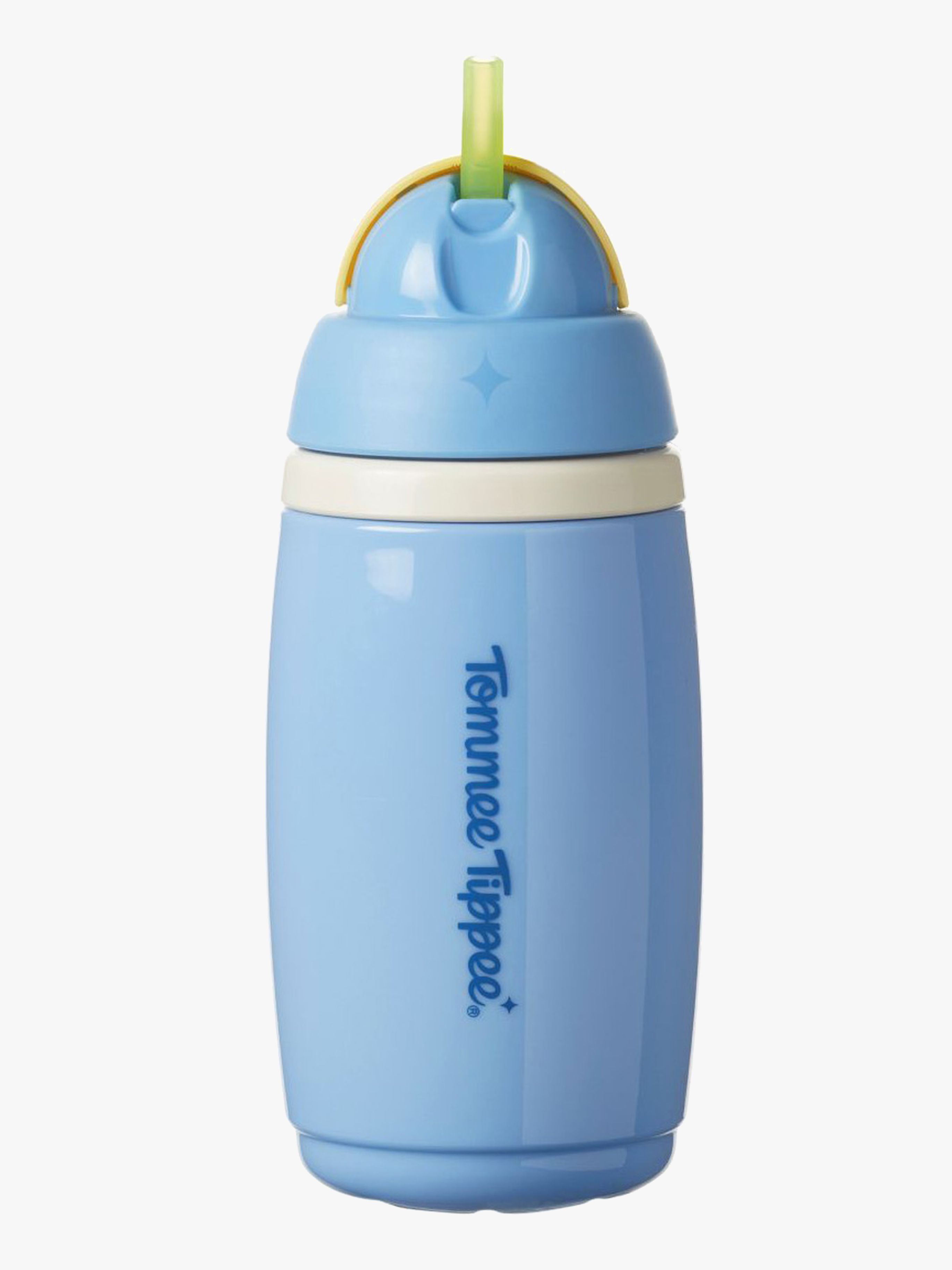Tommee Tippee Flasche mit Trinkhalm 266 ml, Blau