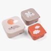 Done By Deer Happy Clouds Snackboxen 3er-Pack, Powder