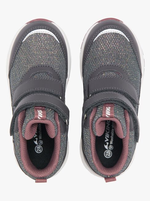 Viking Bouncy Glitzer Mid 2V GTX Sneaker, Charcoal