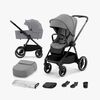 Kinderkraft NEA 2-in-1 Kombikinderwagen, Platinum Grey