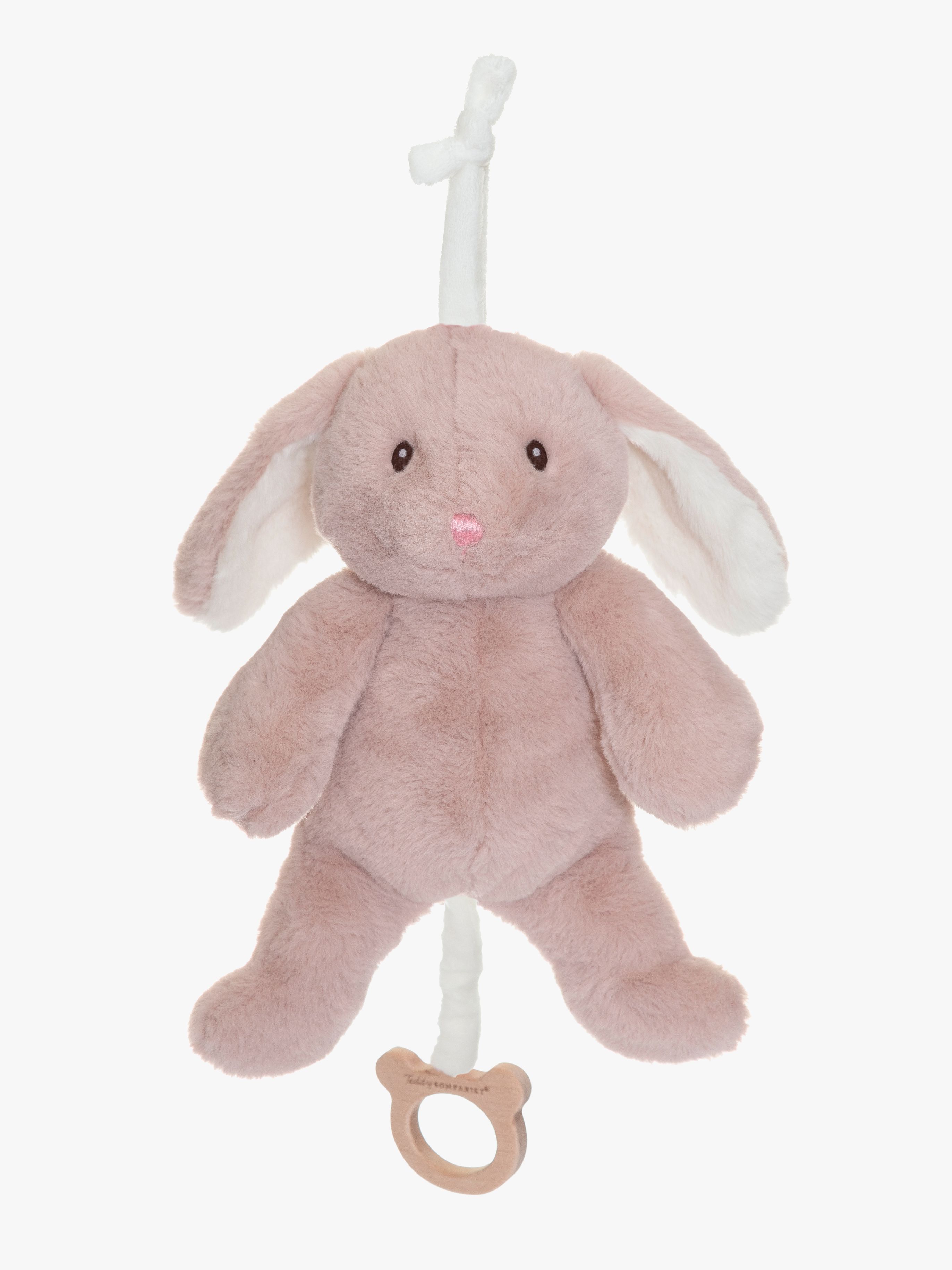 Teddykompaniet Lollan Kaninchen Spieluhr, Rosa, Babyspielzeug