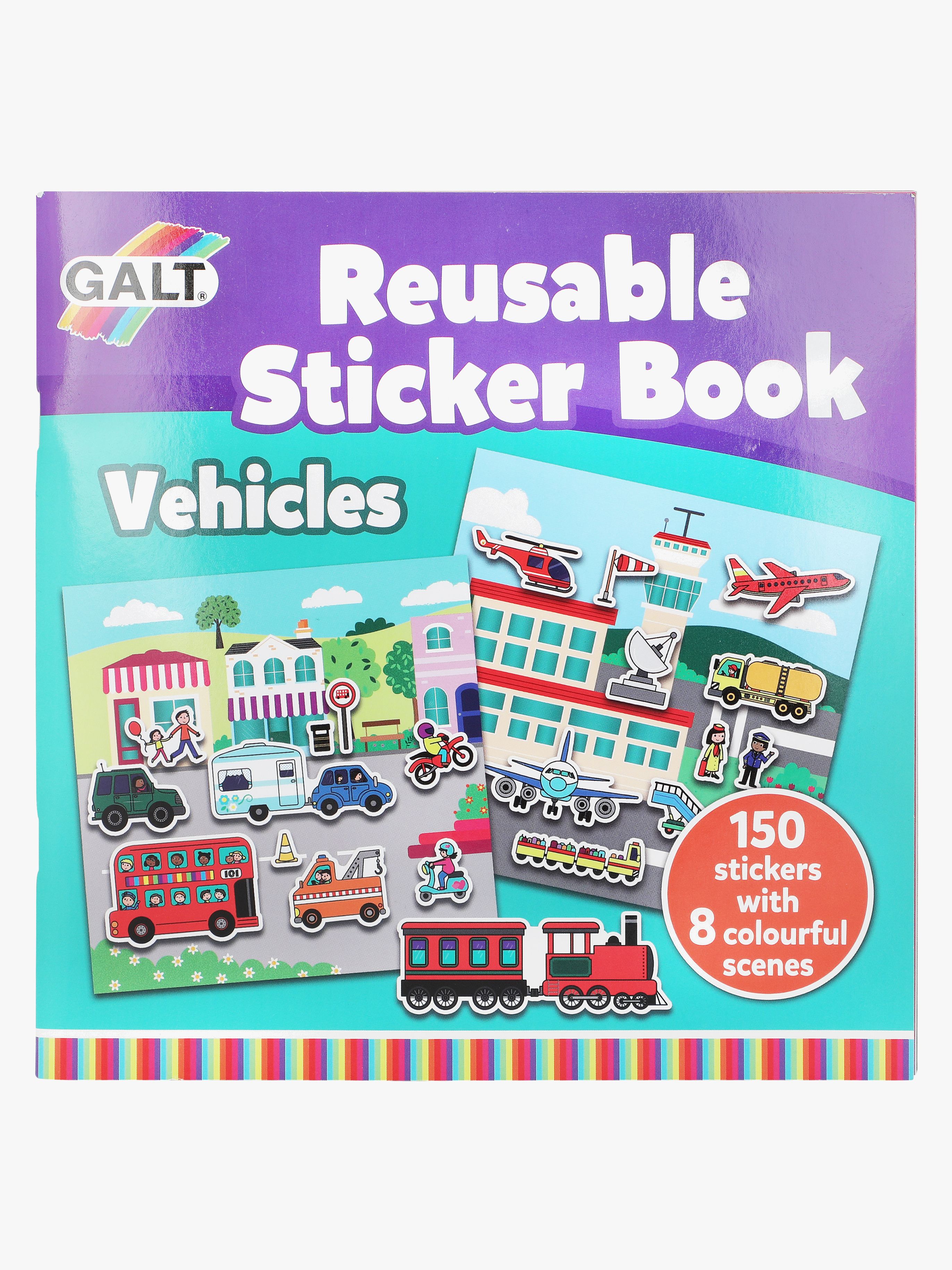 Galt Stickerbuch Wiederverwendbar Fahrzeug