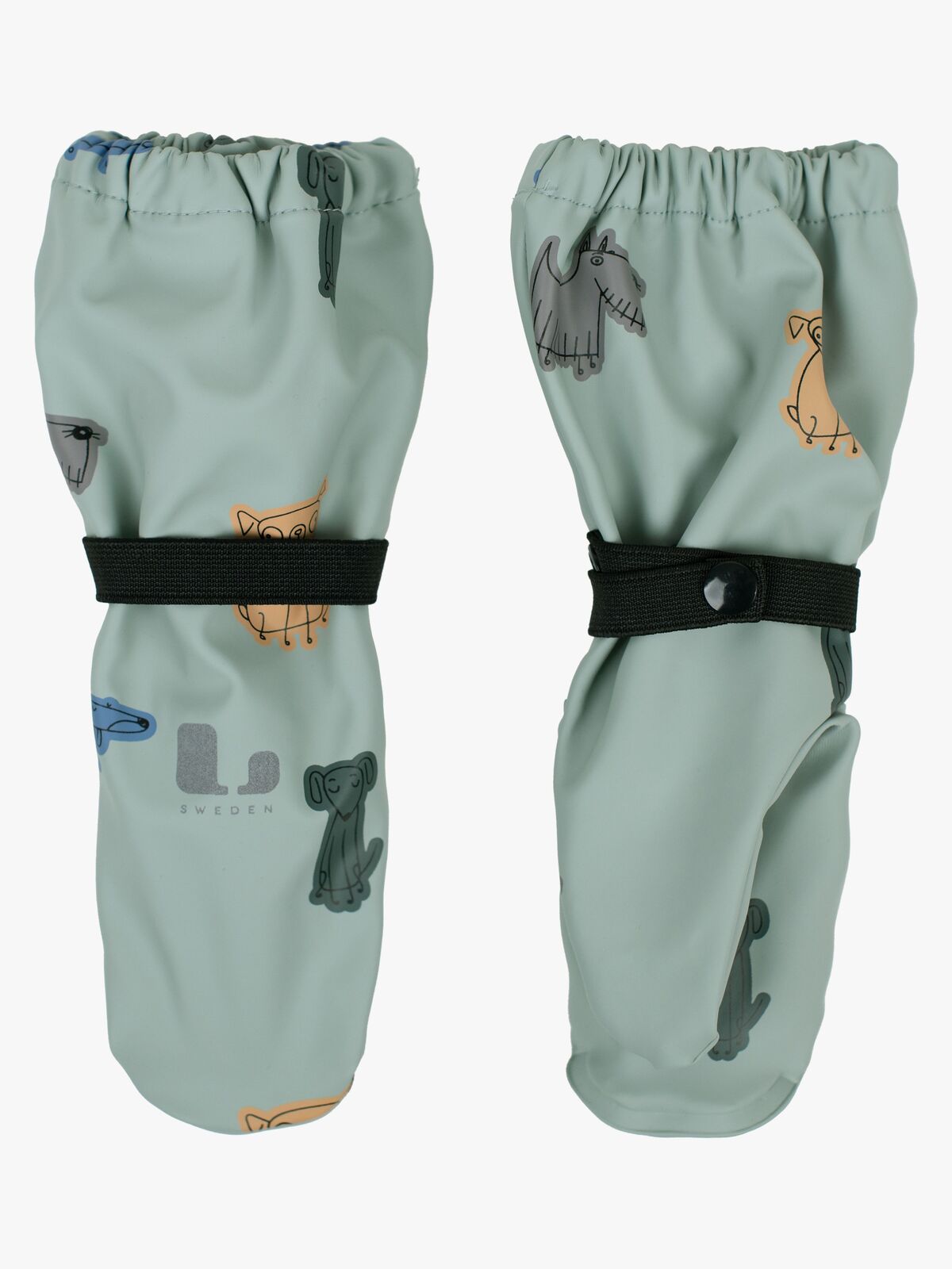 Lindberg Vattholma Regenfäustlinge, Grün/Grau