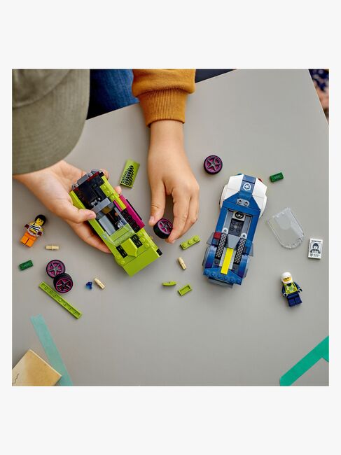 LEGO City 60415 Verfolgungsjagd mit Polizeiauto und Muscle Car