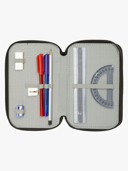 Dragon Ball Gefülltes Dreifach-Federmäppchen 37 Teile, Schwarz