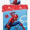 Marvel Spider-Man Bettwäsche 140x200, Blau