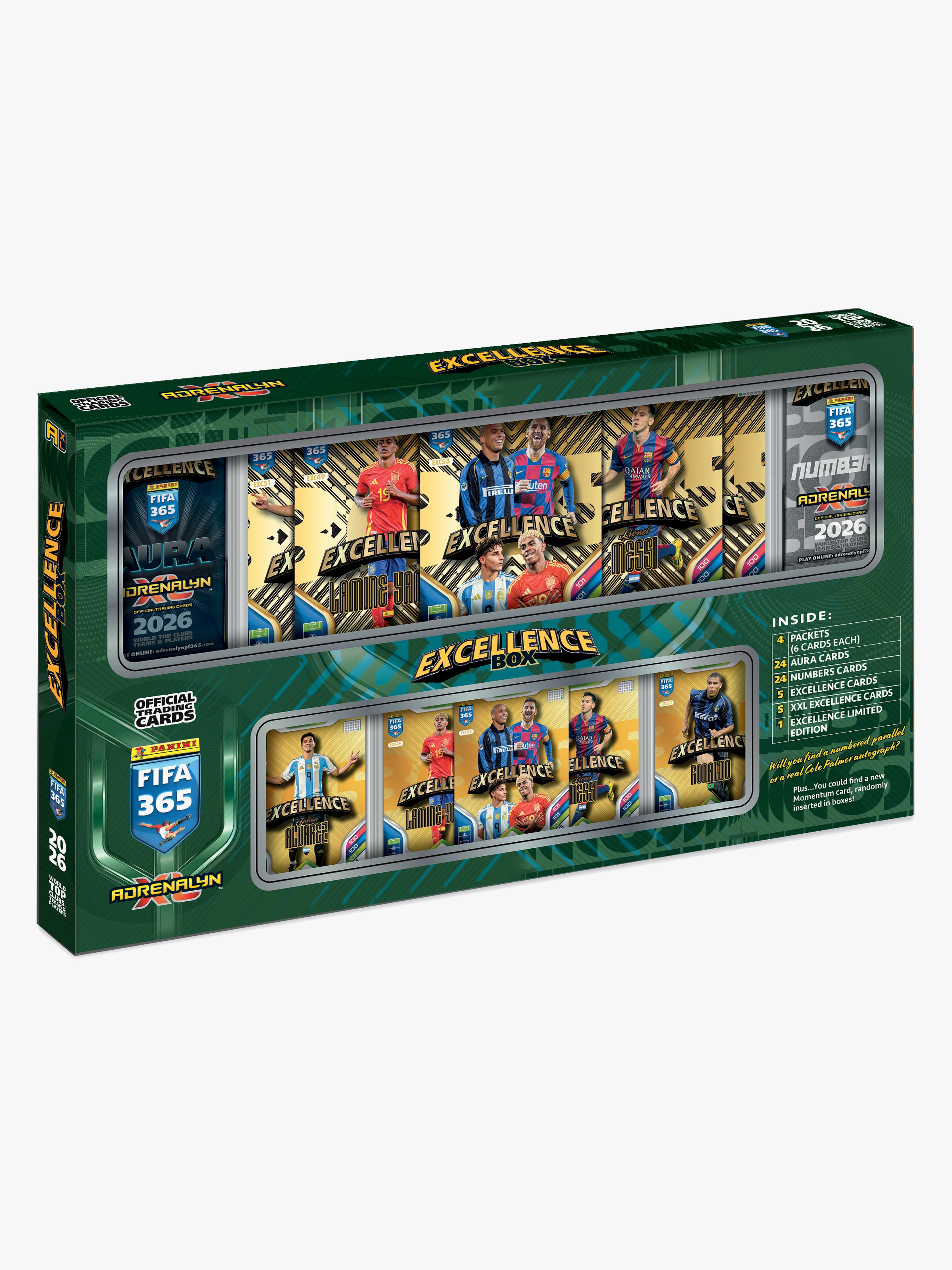 Panini FIFA 365 Adrenxl Sammelkarte 2026 Excellence Box