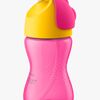 Philips Avent Becher mit Strohhalm 300ml, Rosa