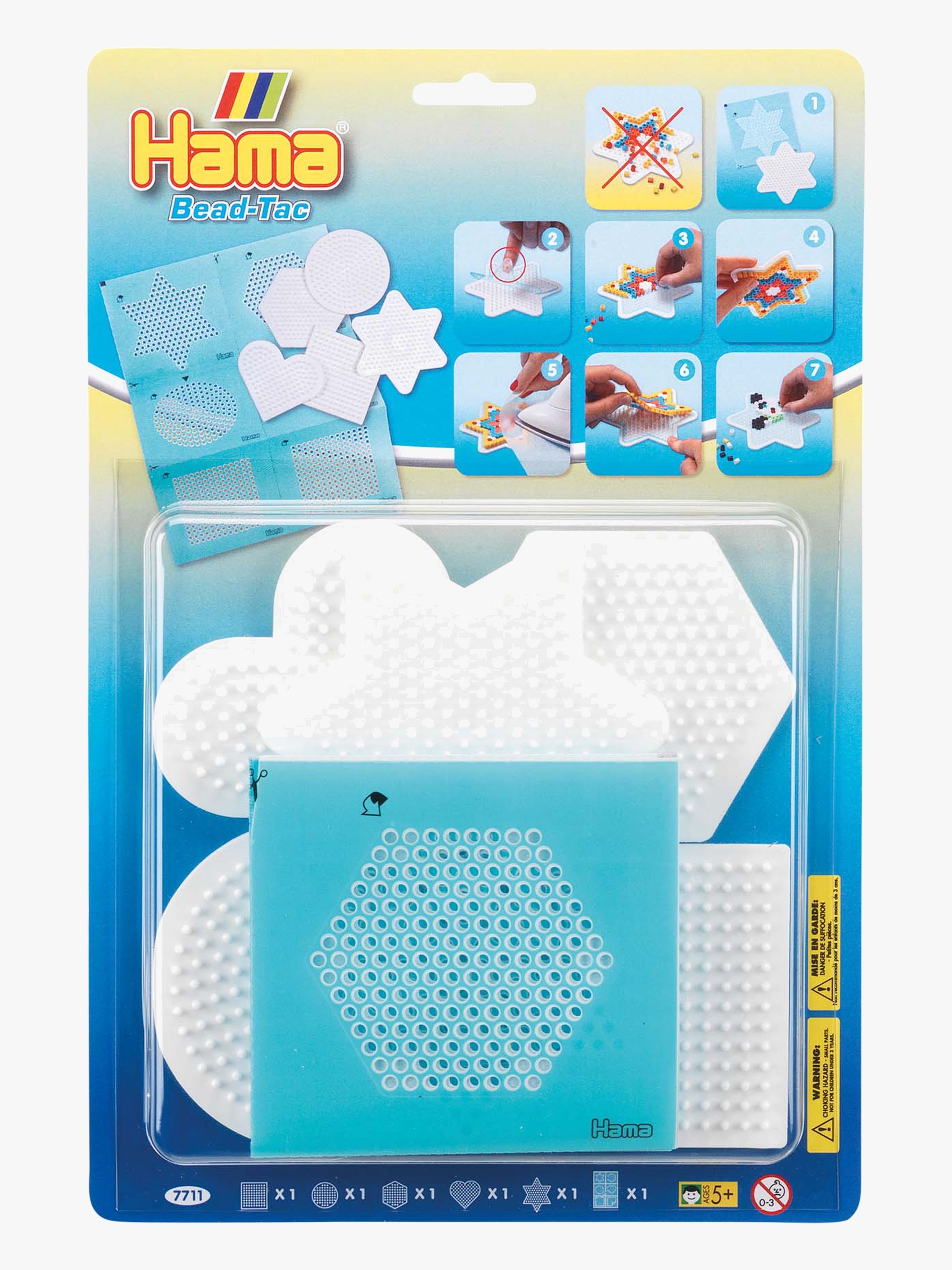 Midi Stiftplatte Blister 5 pcs mit Perlen