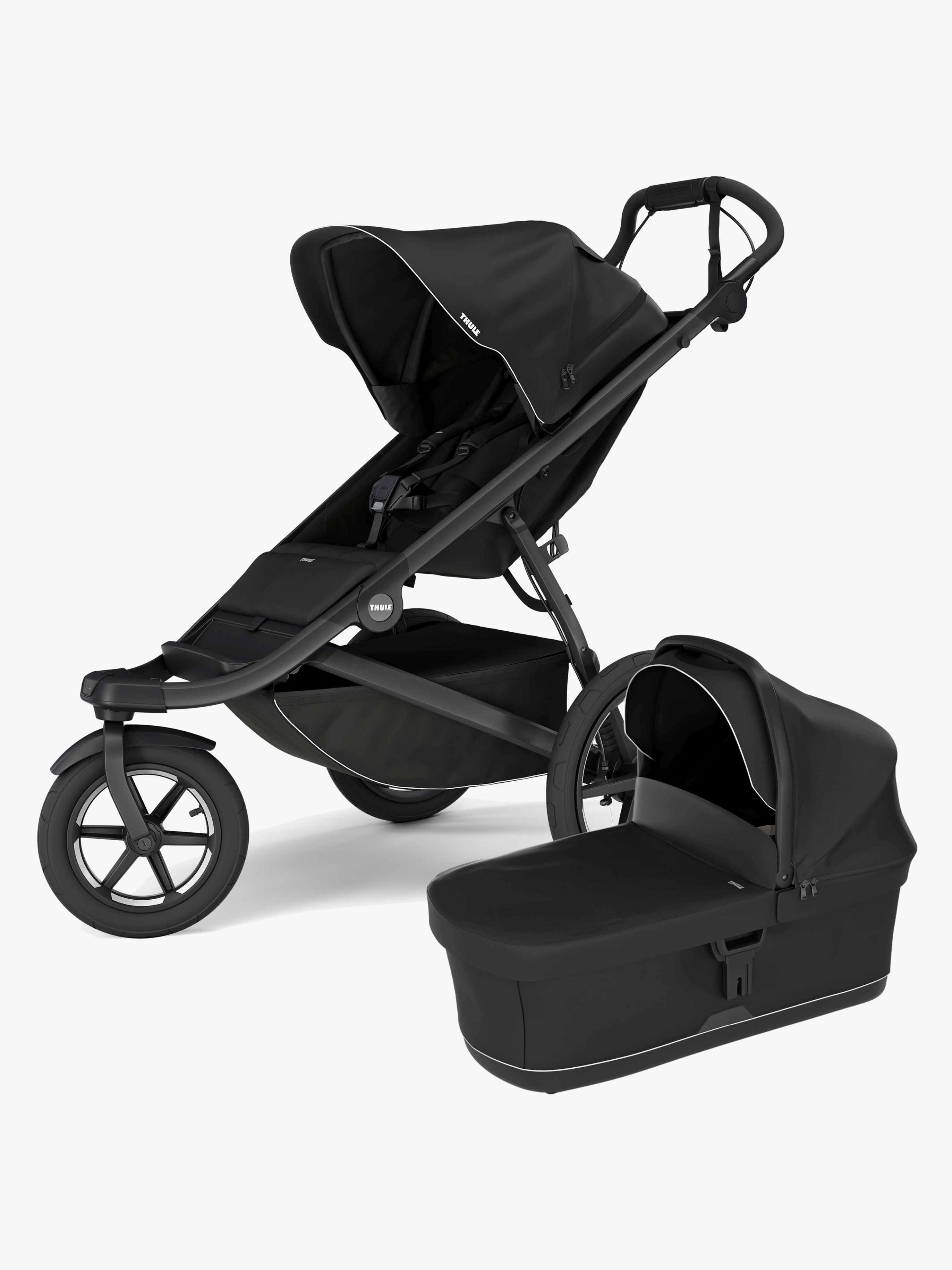 Thule Urban Glide 3 Kombikinderwagen, Schwarz