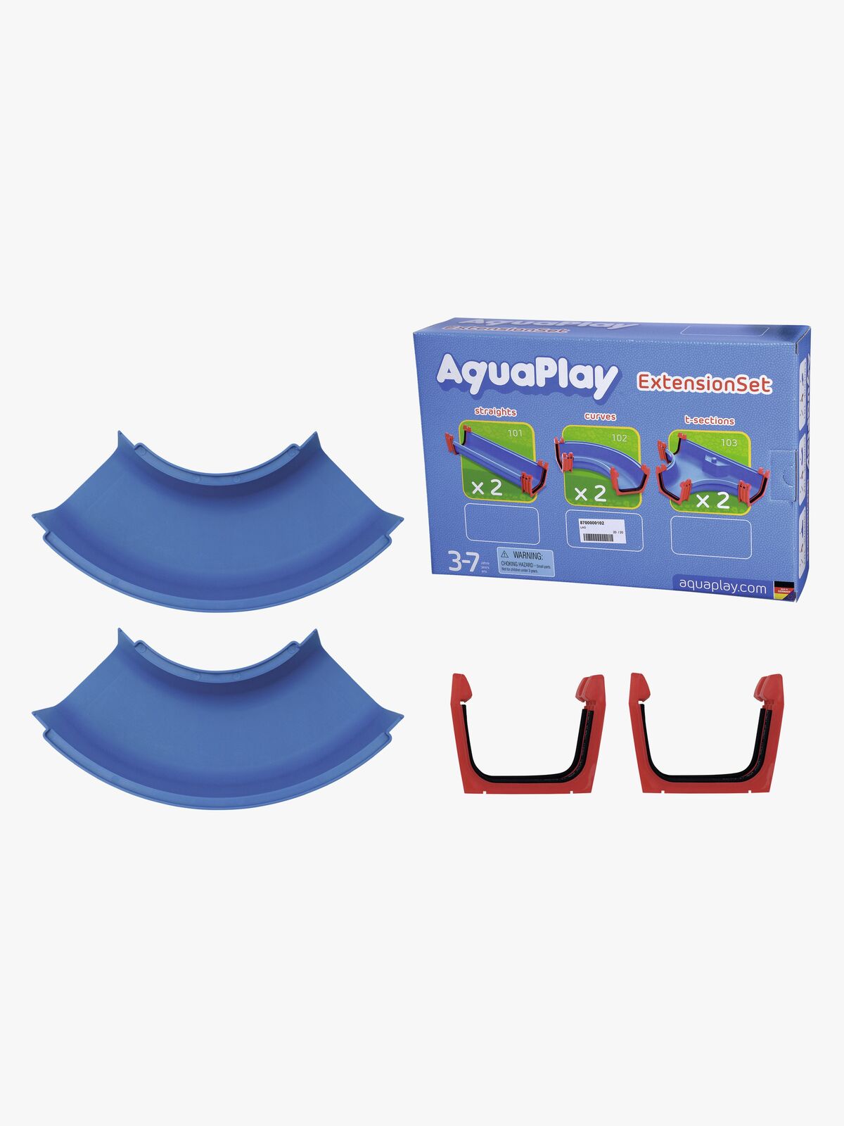 AquaPlay Kurven mit Kupplungen 2er-Pack 102