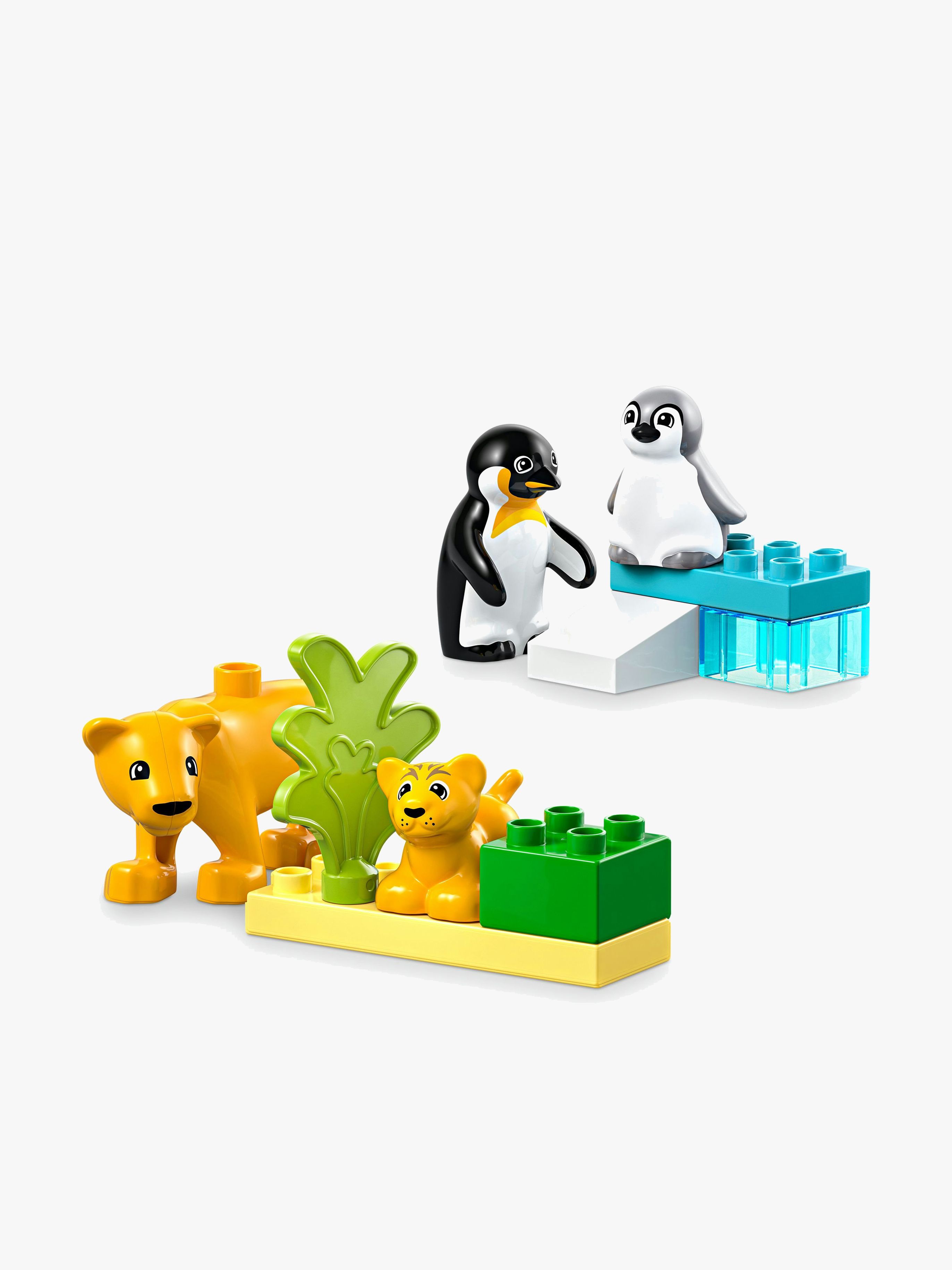 DUPLO Town 10442 Wildtier-Familien: Pinguine und Löwen