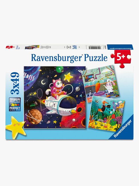 Ravensburger Puzzles Kids in Science 3x49 Teile