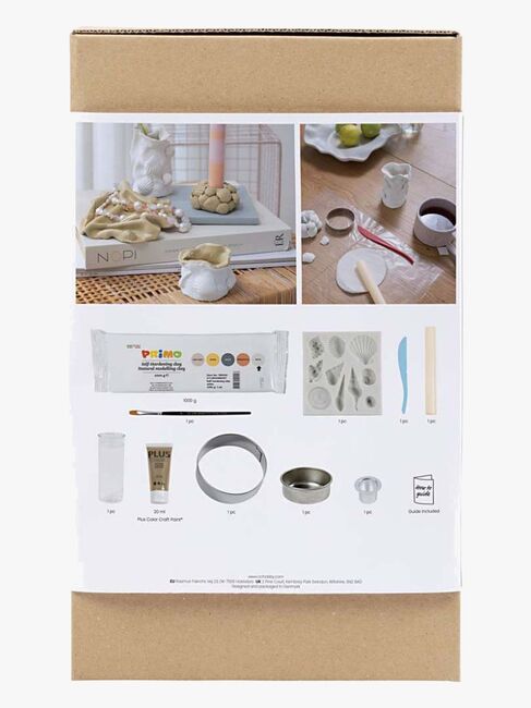 Creativ Company DIY-Set Modelliermasse Vasen & Kerzenhalter