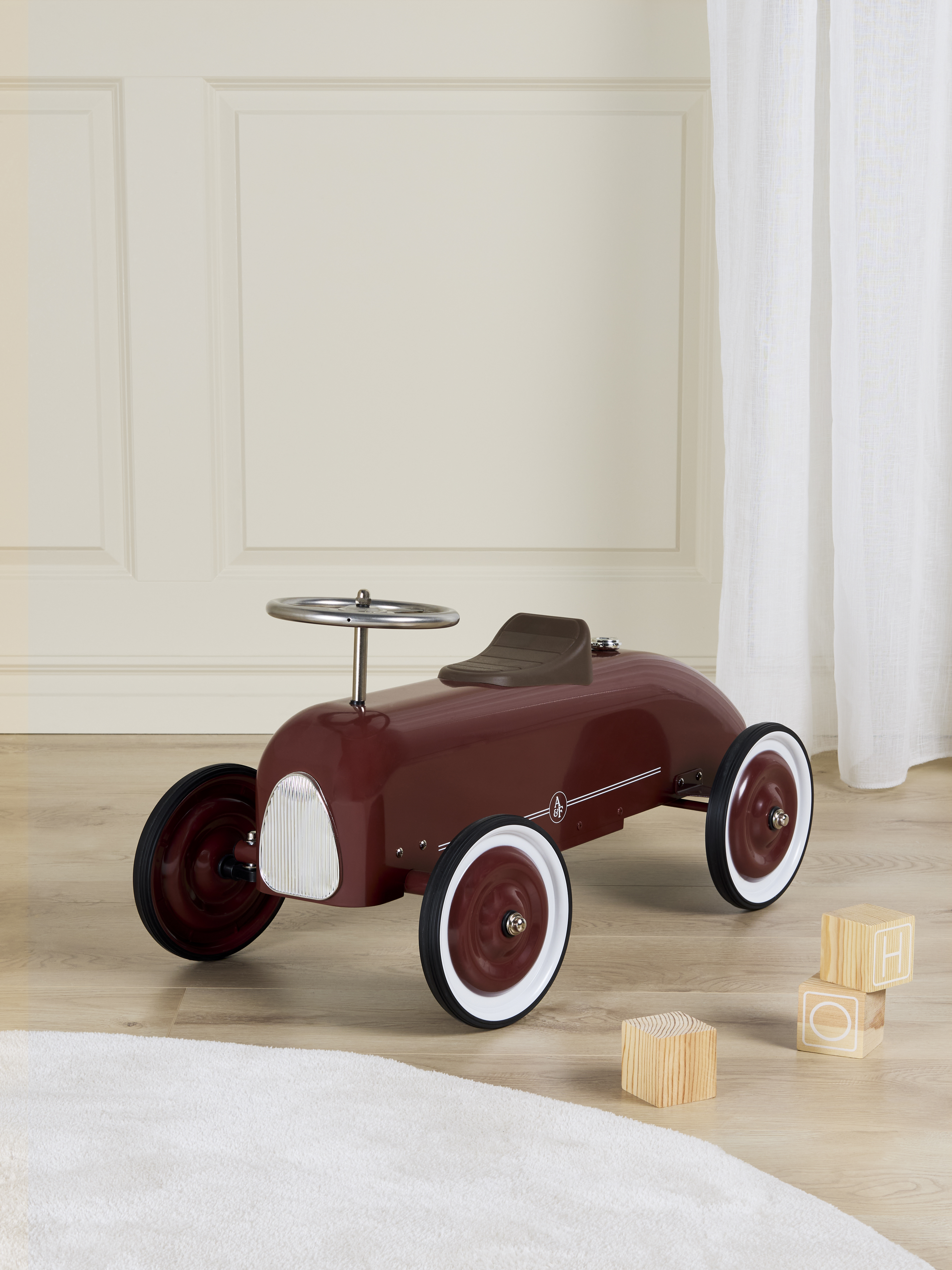 Alice &  Fox Retro Rutschauto, Deep Maroon
