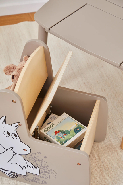 Mumin Stuhl mit Stauraum, Beige
