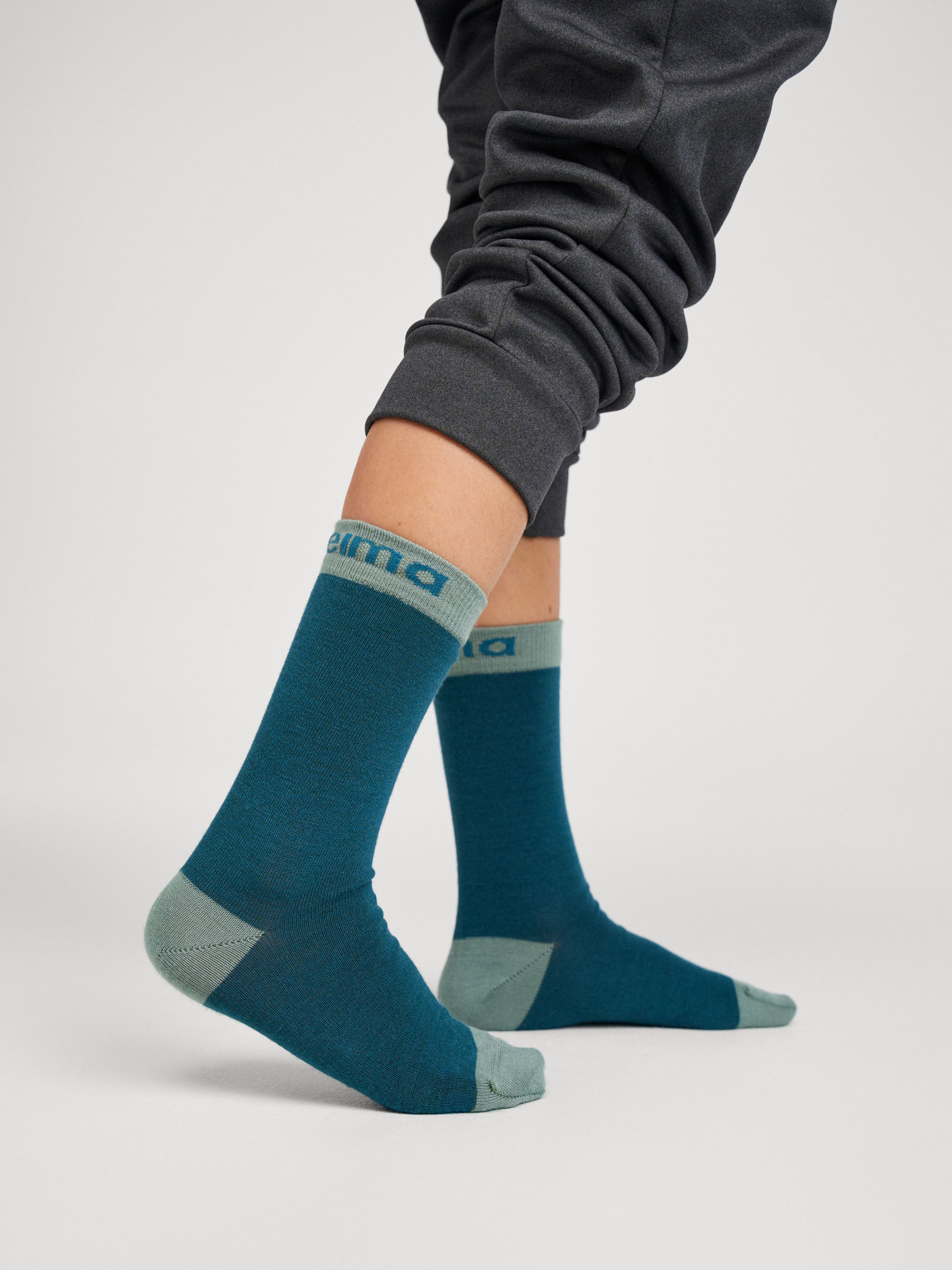 Reima Parit Socken Merinomix, Dark Teal, 26-29