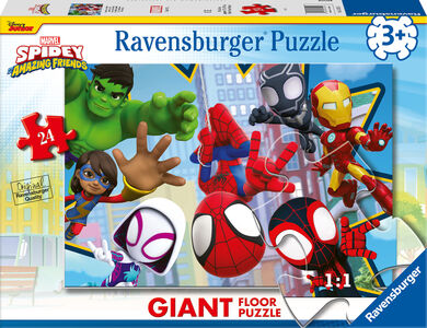 Ravensburger Spidey and His Amazing Friends Mega Bodenpuzzle 24 Teile