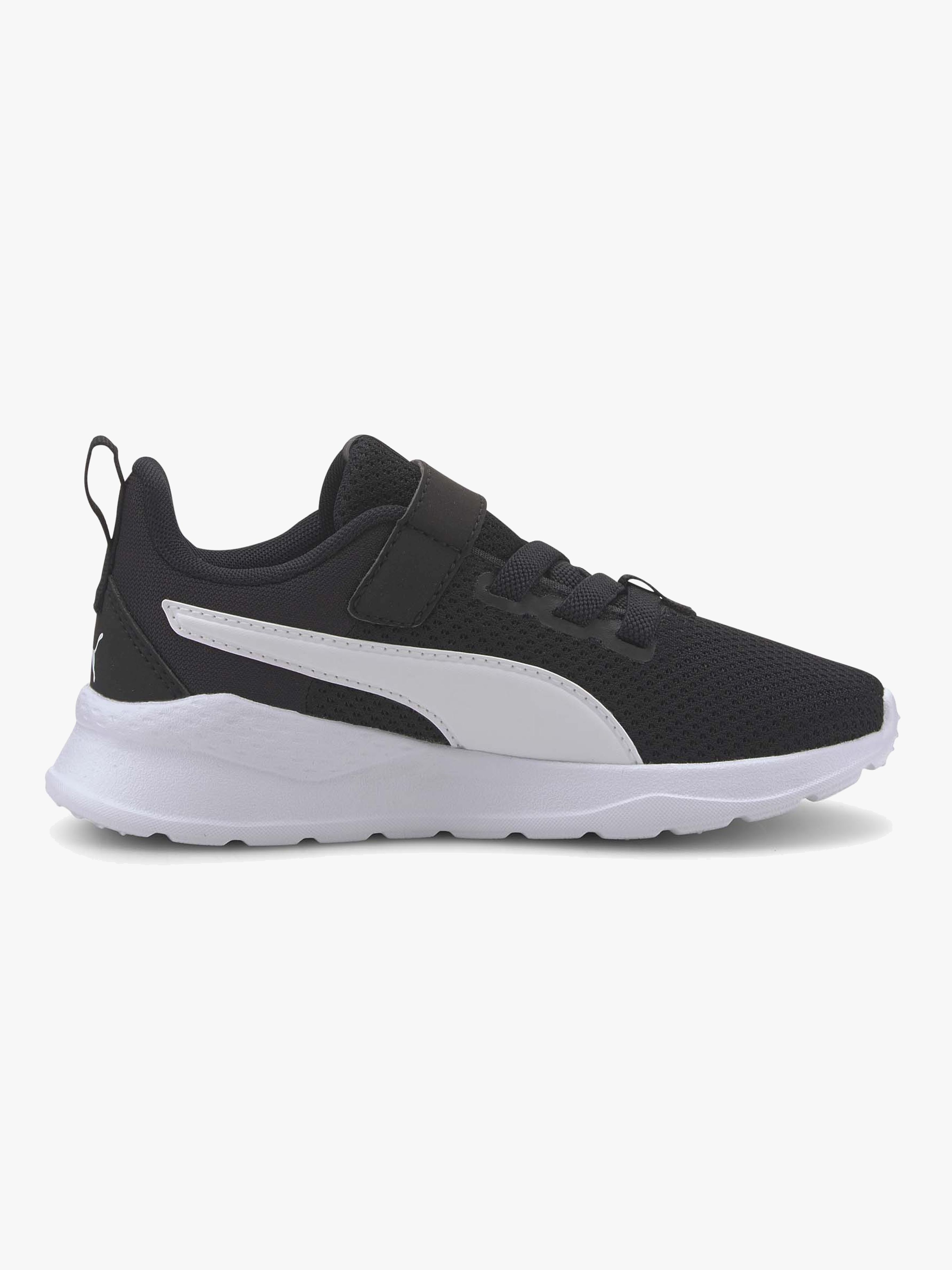 Puma Anzarun Lite AC PS Kinder Sneaker, Black/White, 35, Kinderschuhe