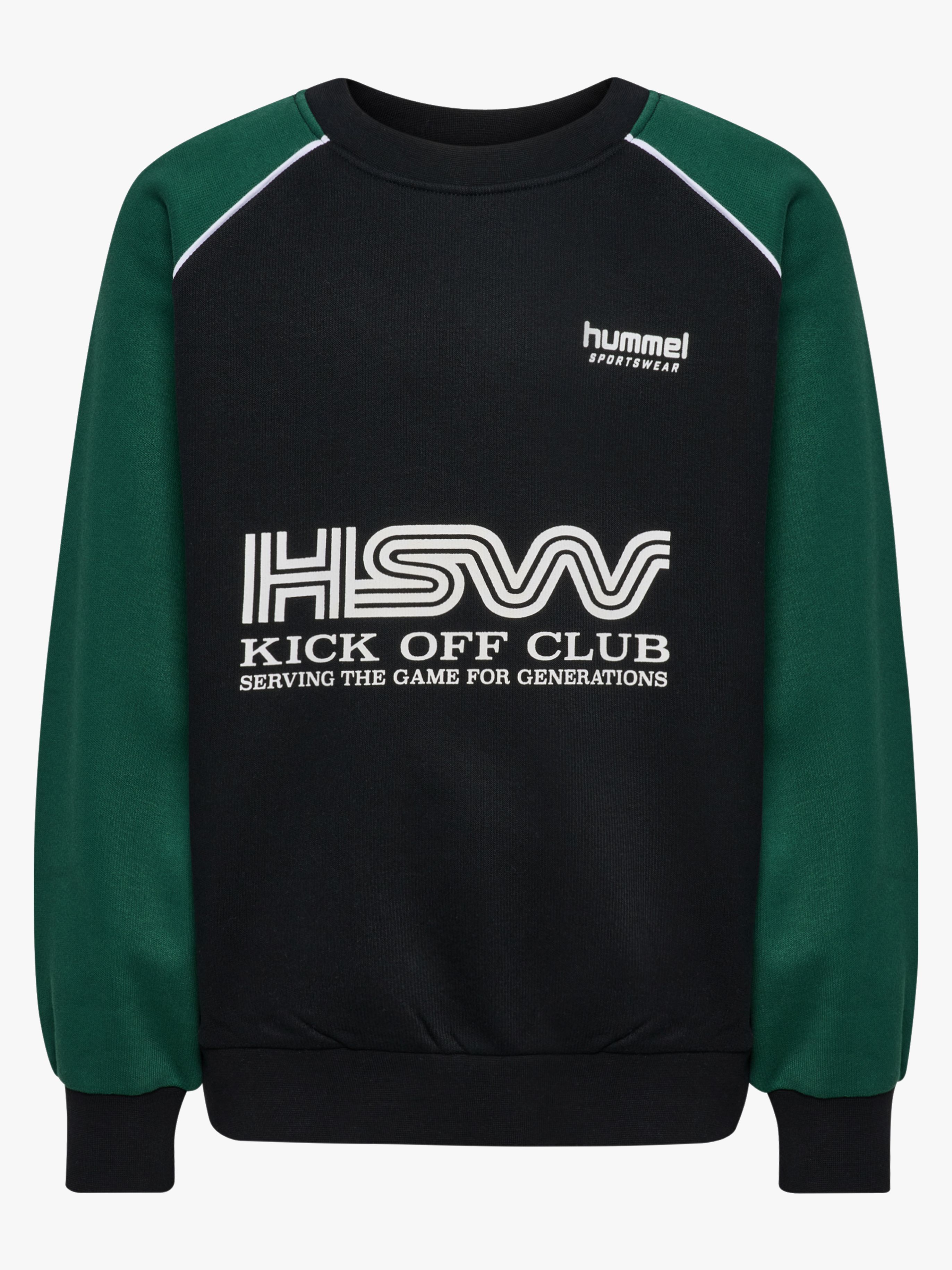 Oversized Crew Pullover, Dark Green, 158-164