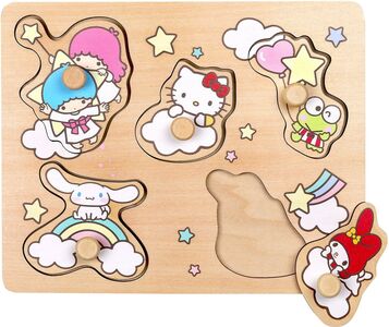 Hello Kitty Knopfpuzzle 5 Teile
