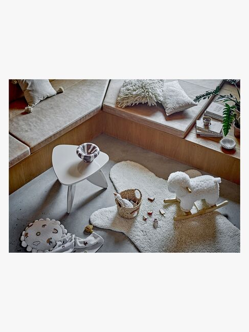 Bloomingville Teppich Bär 140x200 cm, Weiß