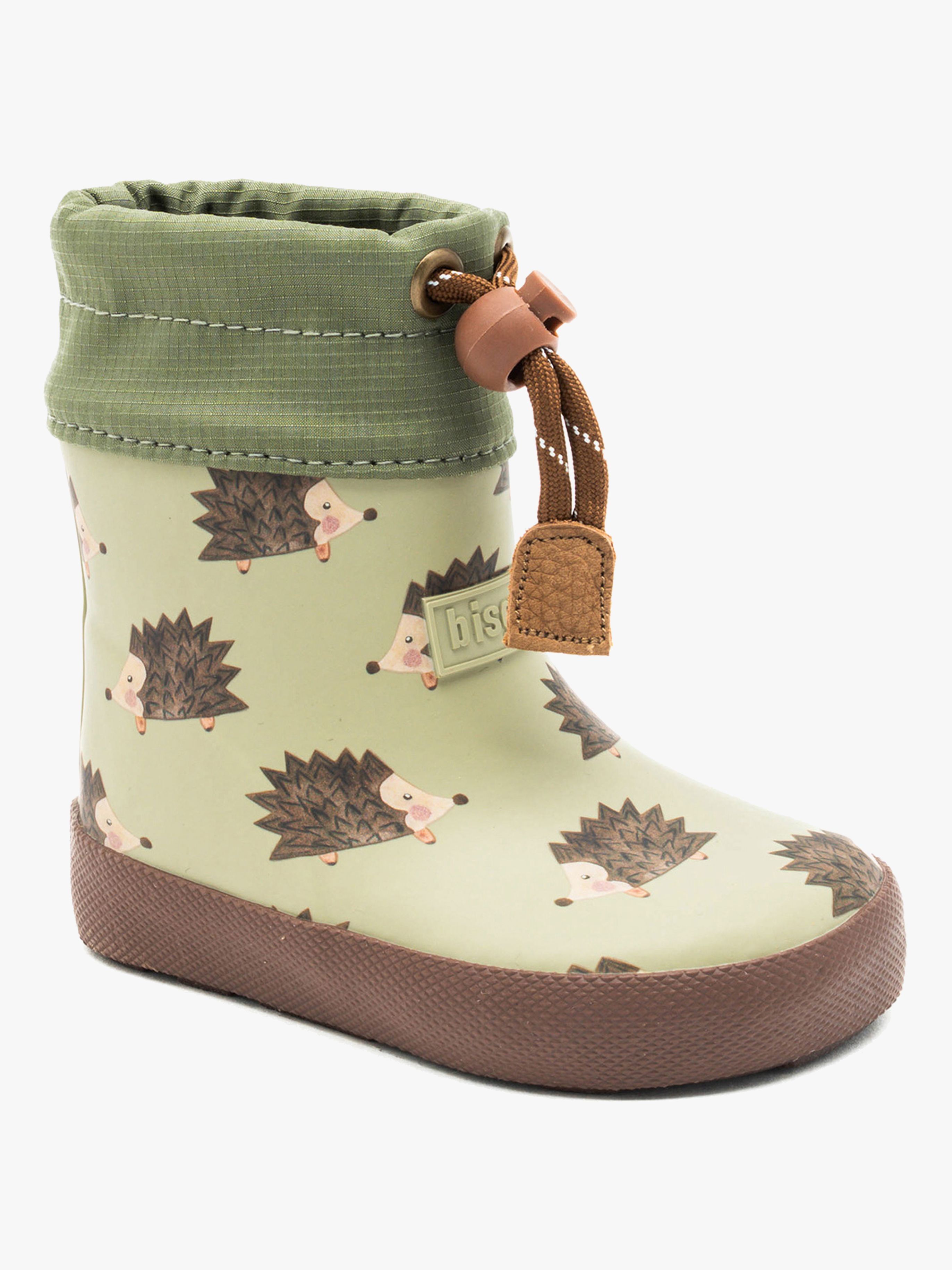 Bisgaard Barefoot Gefütterte Gummistiefel, Hedgehog, 25, Kindergummistiefel, Kinderstiefel, Gummistiefel kinder, Kids