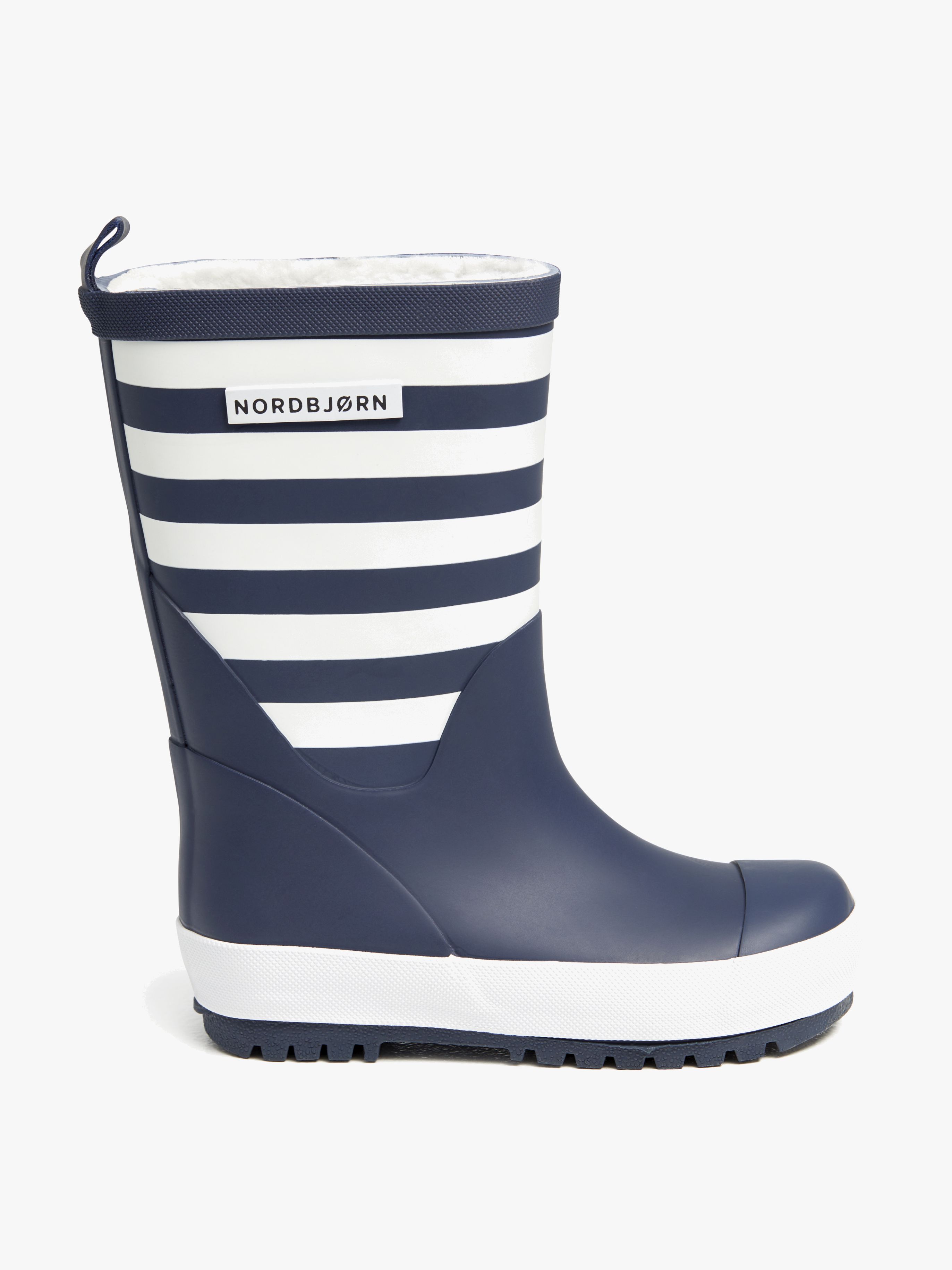 Nordbjørn Dunder Gefütterte Gummistiefel, Navy/White, 24, Kindergummistiefel, Kinderstiefel, Gummistiefel kinder, Kids