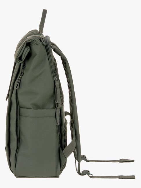 Lässig Rolltop Wickeltasche Rucksack, Olive