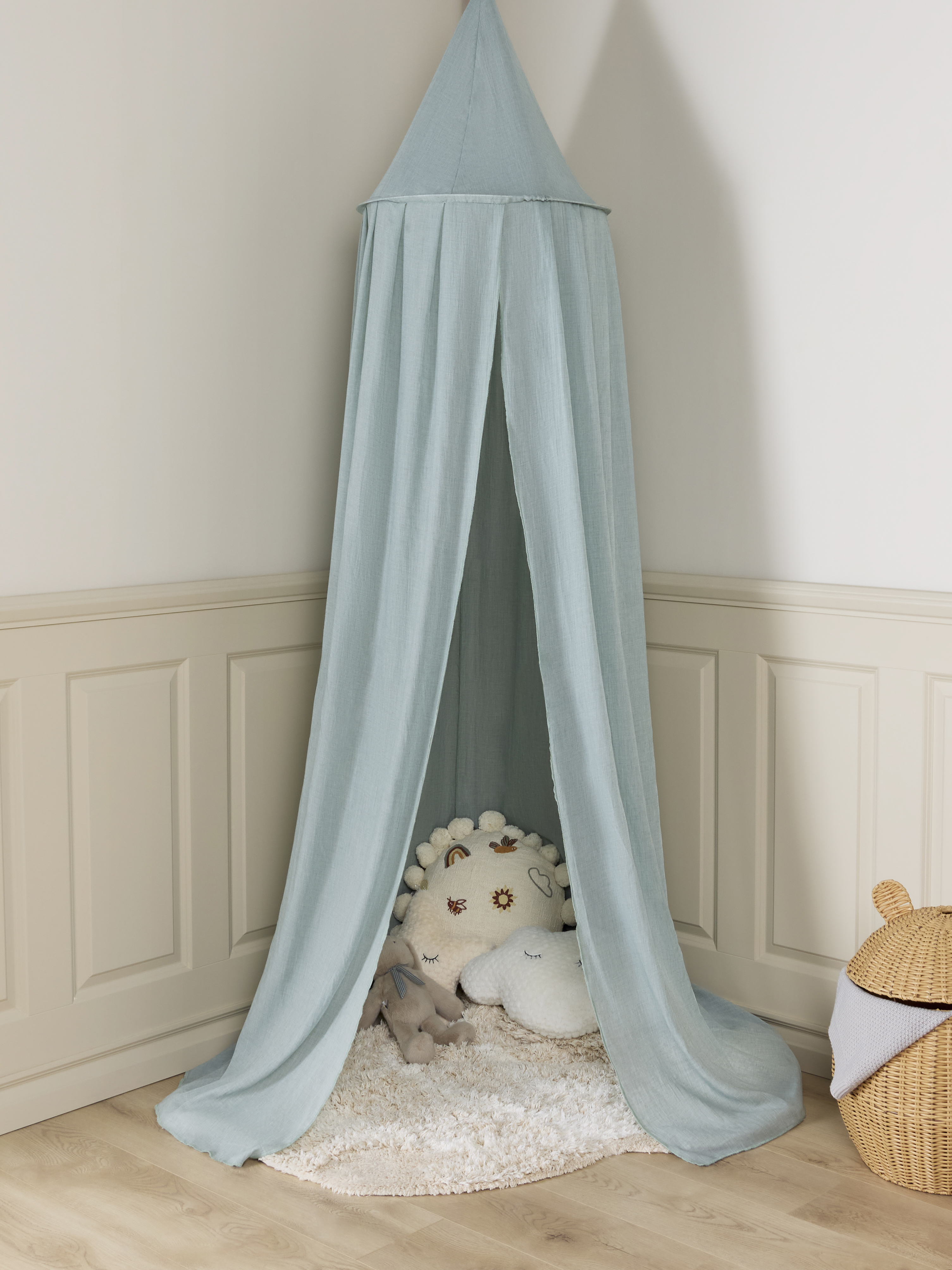 Alice &  Fox Veil Betthimmel, Linen Sage