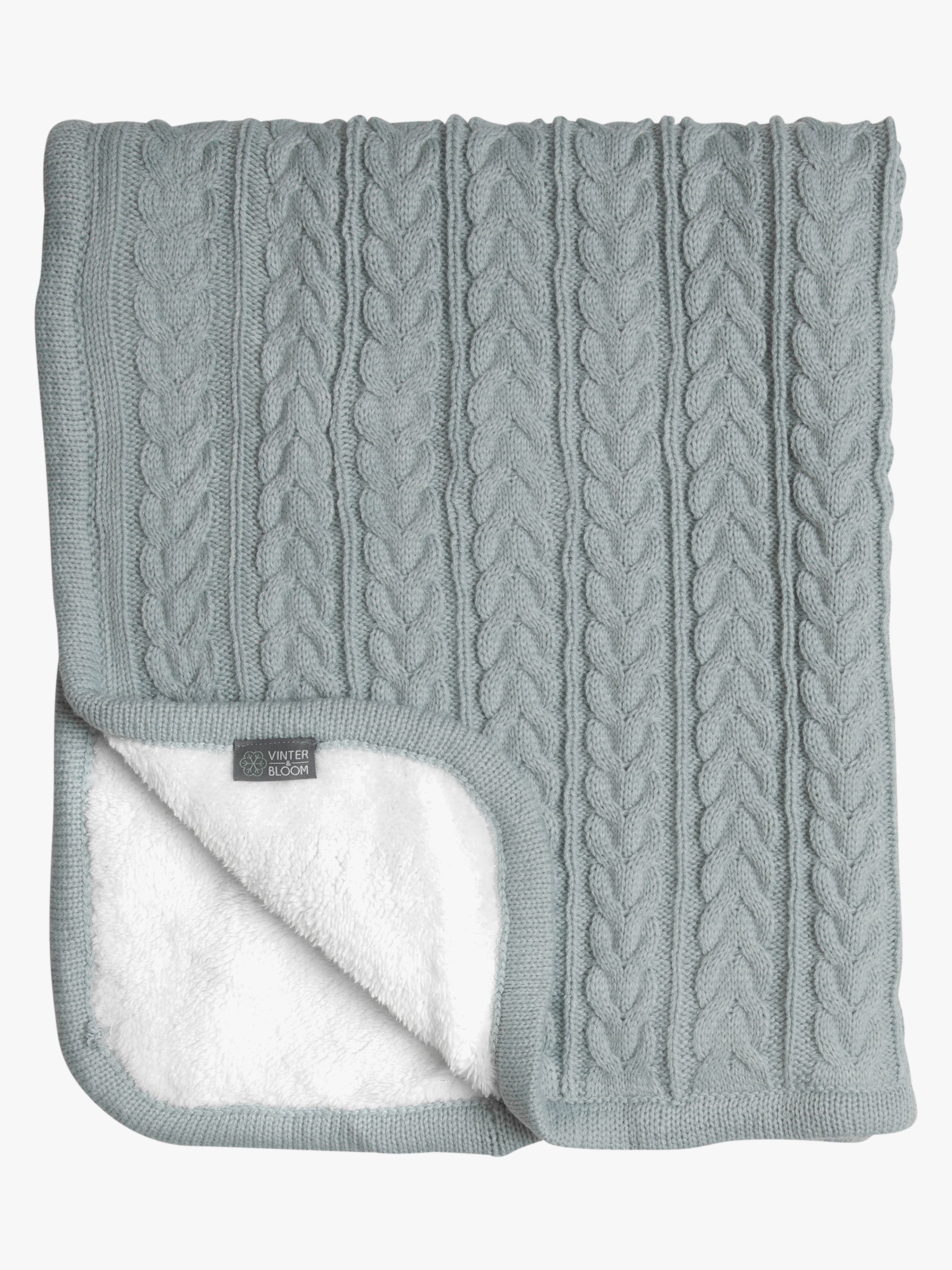 Vinter &  Bloom Decke Cuddly, Sage Green