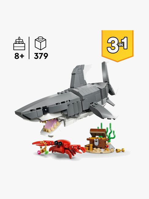 LEGO Creator 31381 Wilder Hai mit Schatztruhe