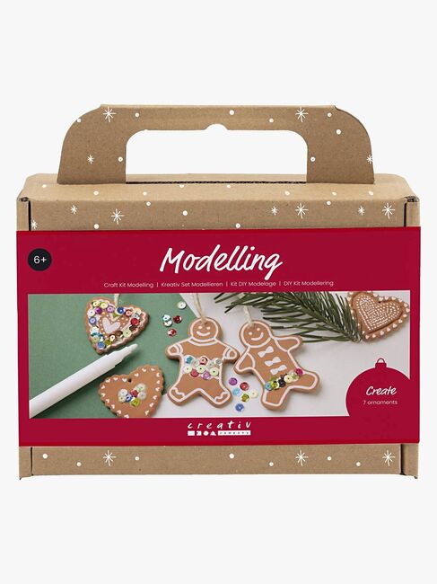 Creativ Company DIY Kreativset Modelliermasse Lebkuchenfiguren