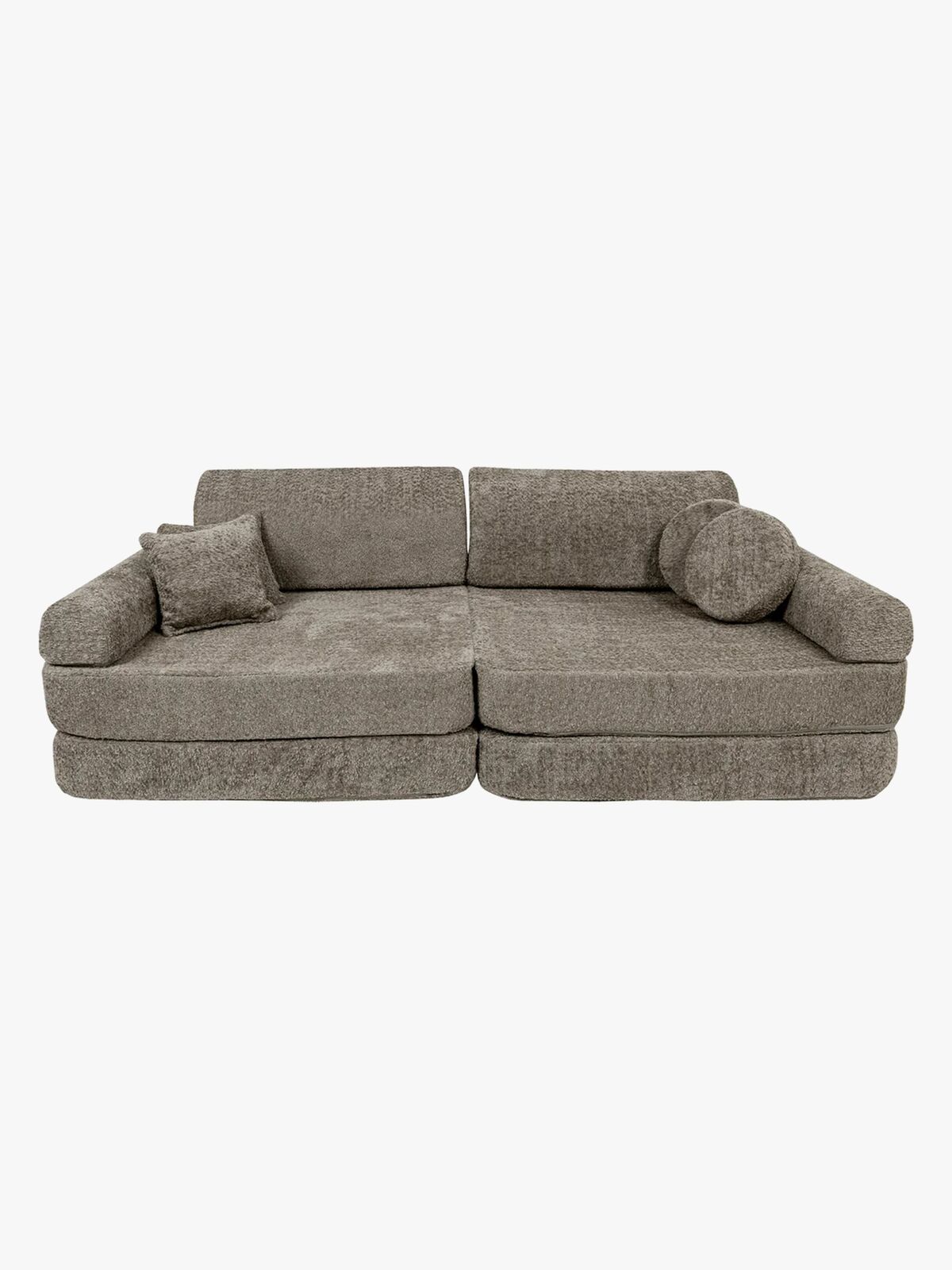 Meowbaby Play Premium Boucle Modul-Sofa, Tan Beige