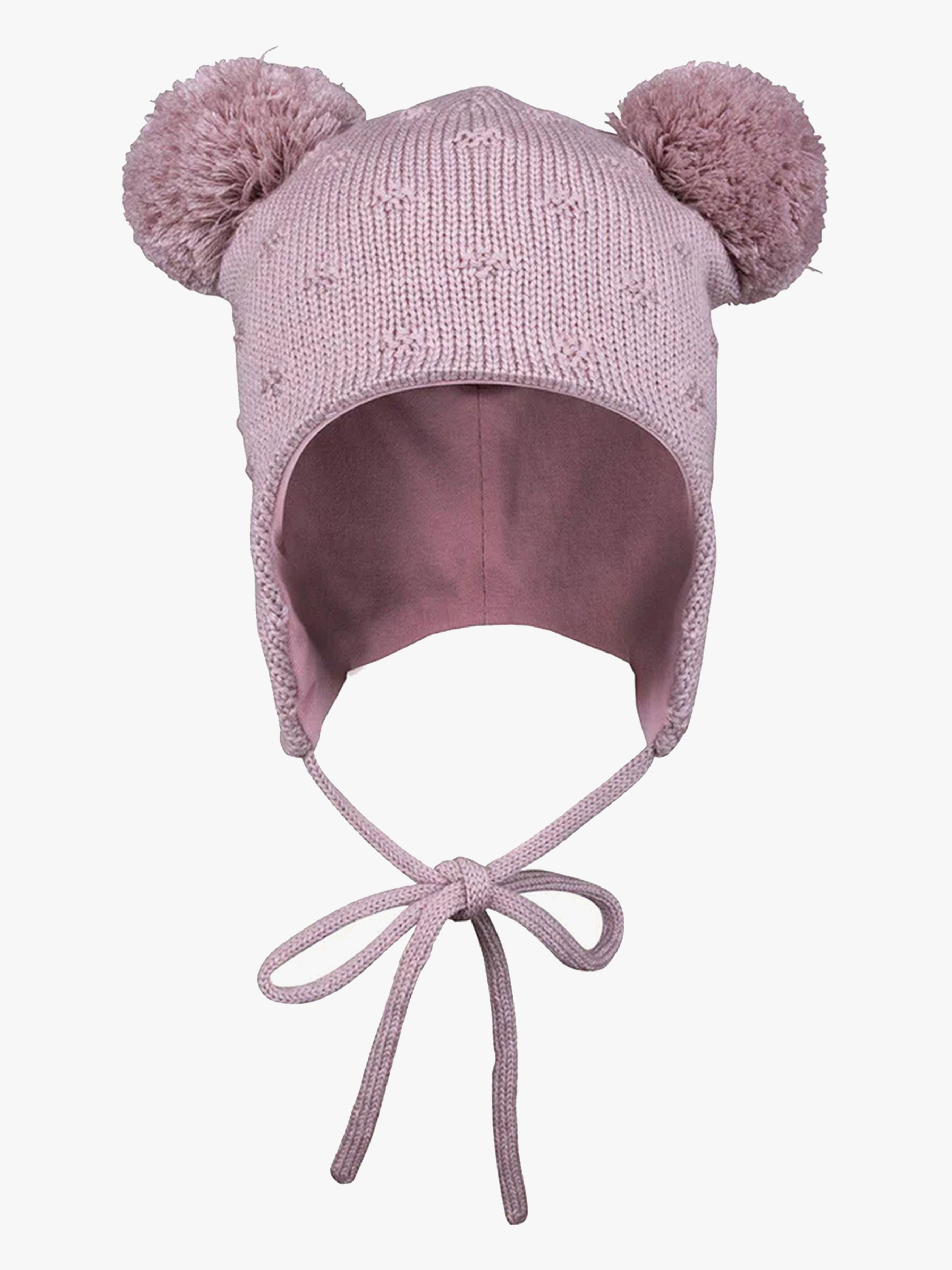 Idaho Baby Mütze Wollmischung, Dusty Mauve, 44-48