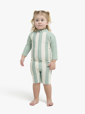 Nordbjörn Hönö UV-Schutzanzug, Hellblau Gestreift