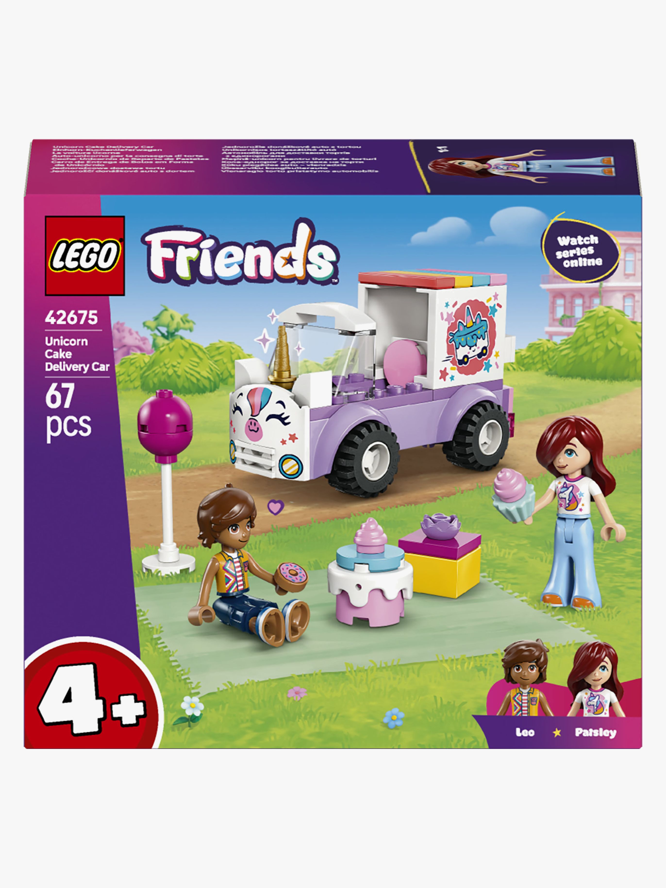 Friends 42675 Einhorn-Kuchenlieferwagen