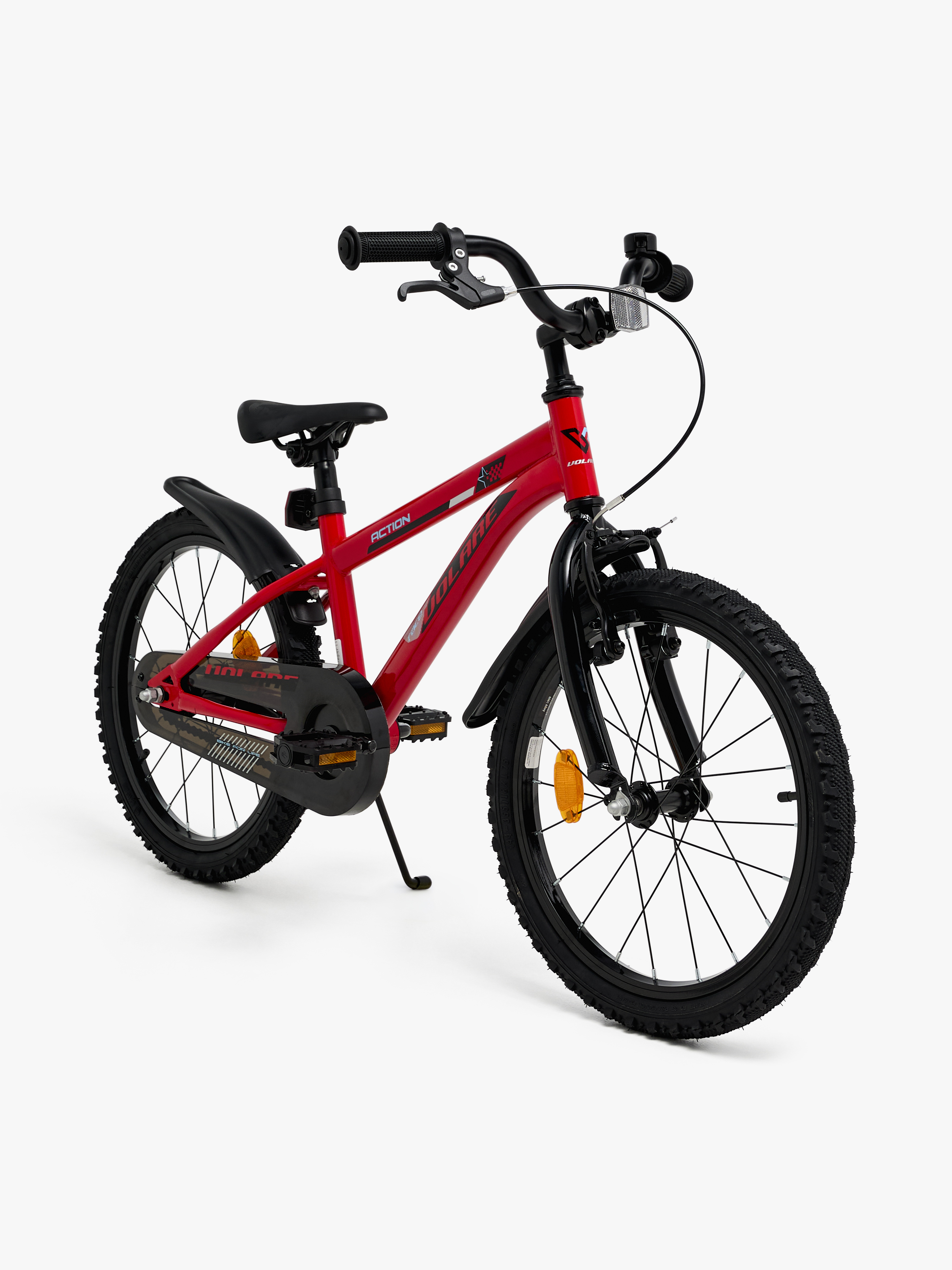 Action Kinderfahrrad 18 Zoll, Rot / Schwarz
