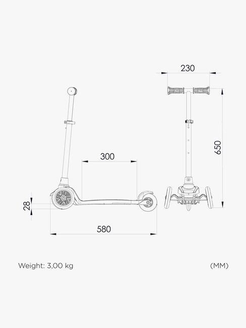 STIGA STR Tretroller Mini Kick Supreme, Grün