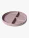nuuroo Mingo Unterteilter Teller Silikon, Woodrose