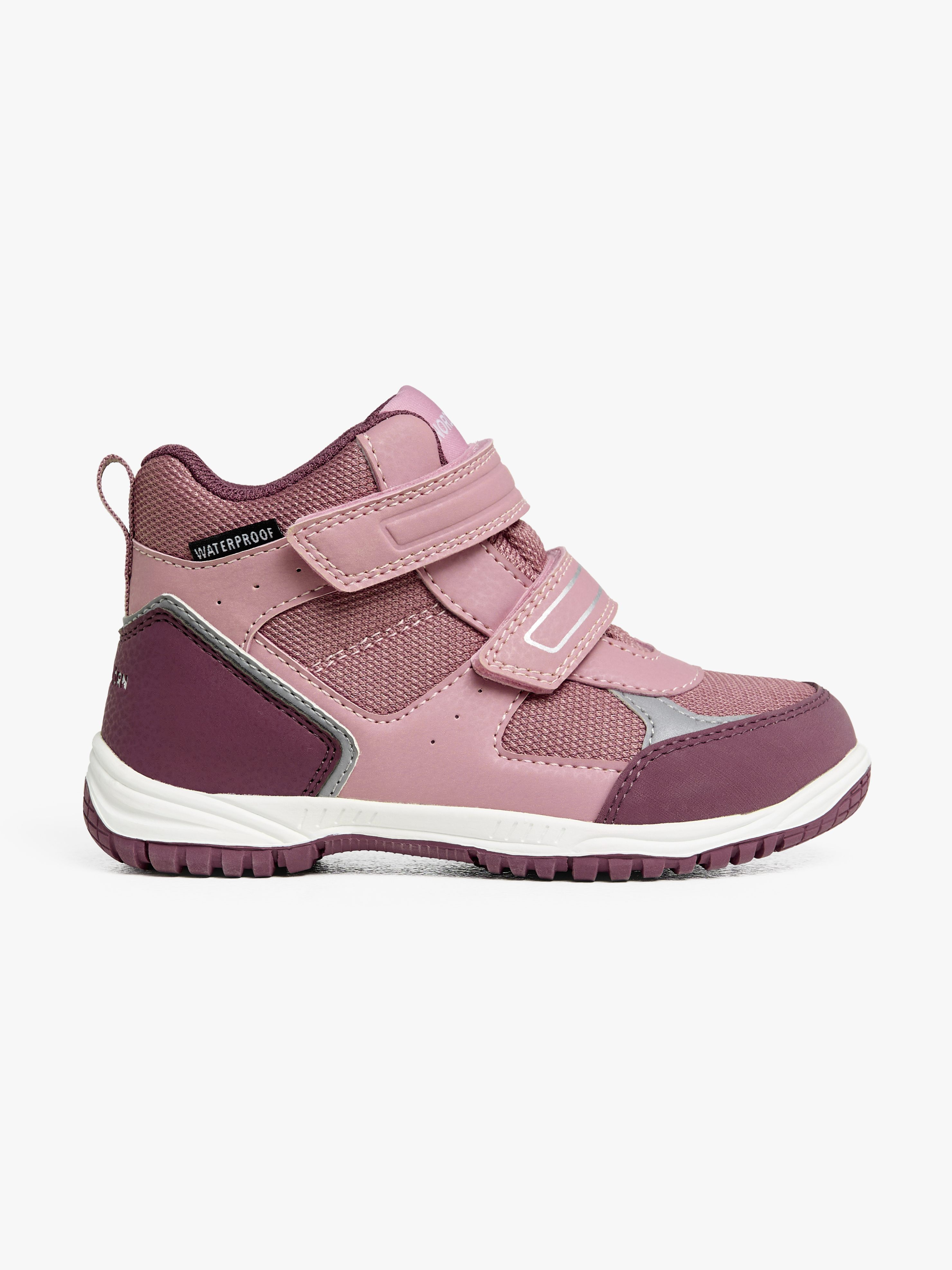 Nordbjörn Sandarna Wasserdichte Mid Kinder Sneakers, Rosa, 31, Kinderschuhe