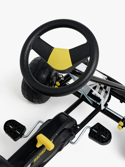 Alex's Garage Pedal-Go-Kart mit Kunststoffrädern