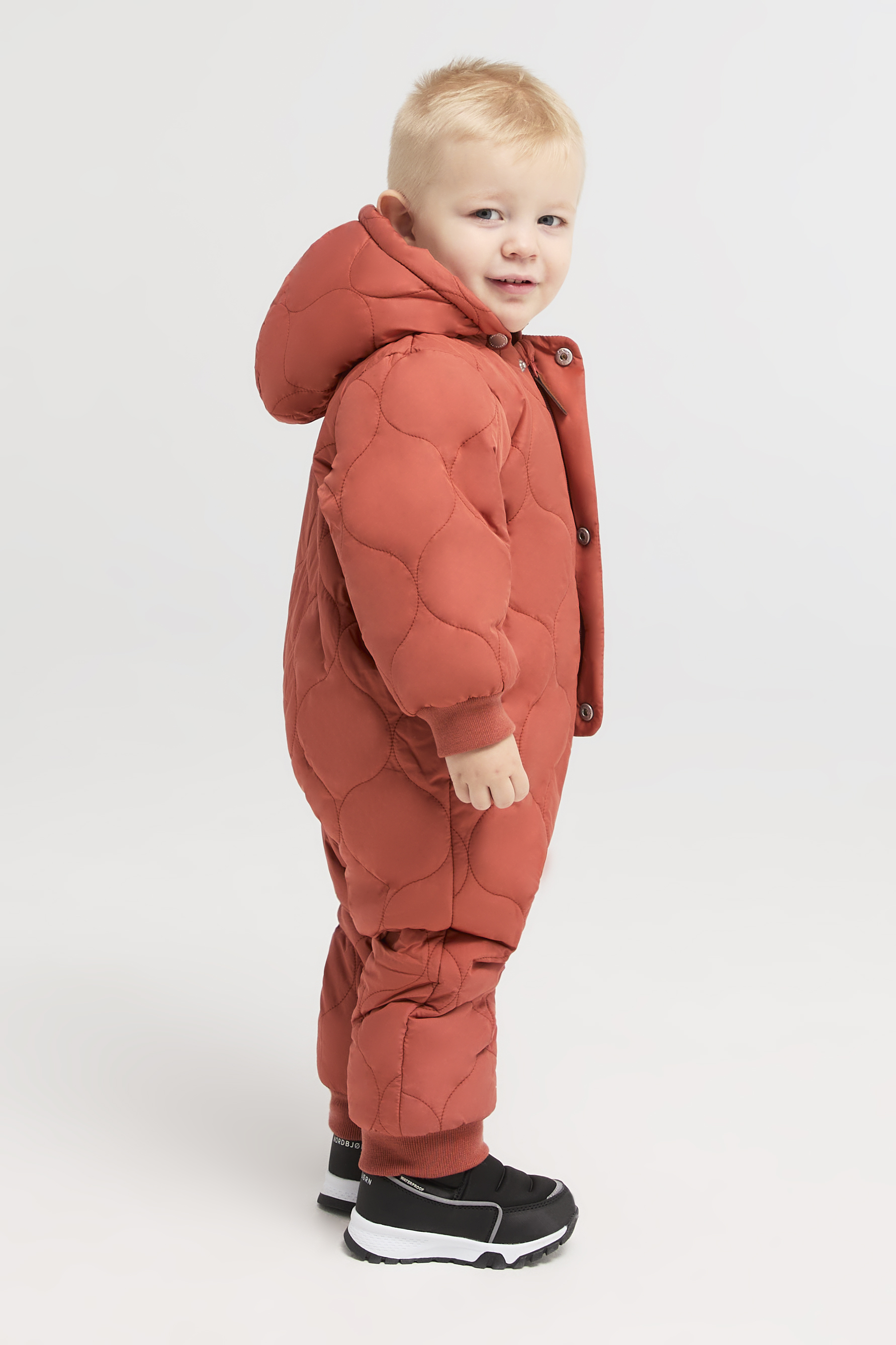Nordbjørn Billie Babyoverall, Bruschetta Orange, 80