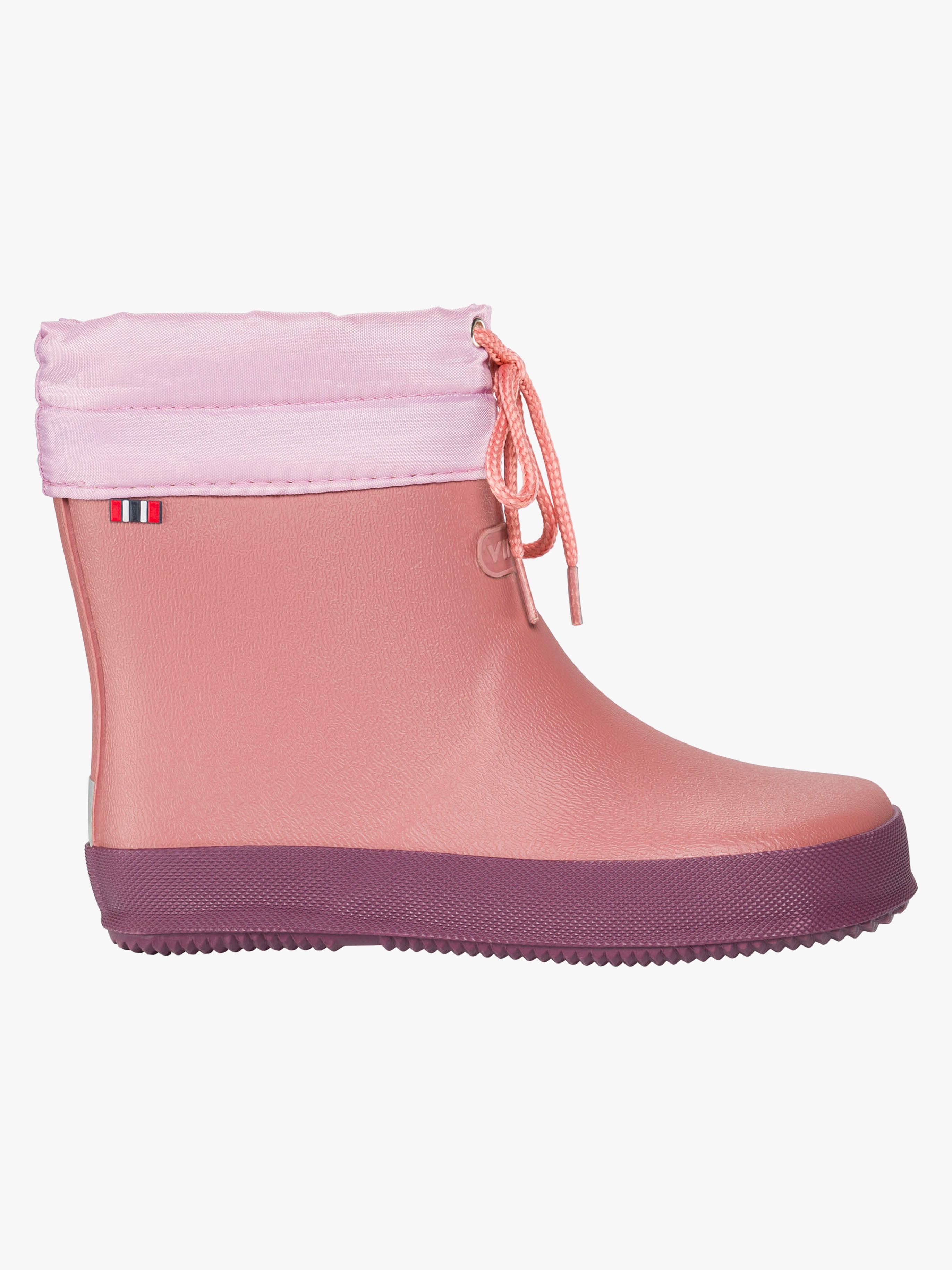 Viking Alv Barefoot Gummistiefel, Pink, 27, Kindergummistiefel, Kinderstiefel, Gummistiefel kinder, Kids